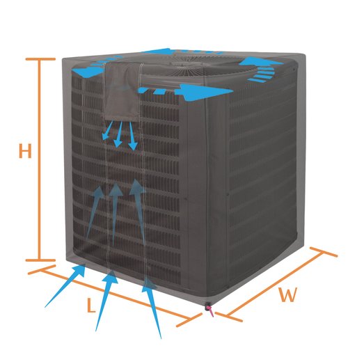 Jeacent Air Conditioner Covers for Outside Units Central AC Covers 24x24x30 inches