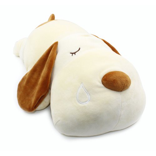 Vintoys Very Soft Dog Big Hugging Pillow Plush Puppy Stuffed Animals Brown 23.5" Toys for Adults Kids Pets