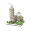alltogetho The Leaning Tower of Pisa Euro Constrution Micro Mini Building Blocks for Adult Toys Set Assemble Bricks for Gift