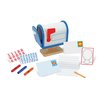 Melissa & Doug My Own Wooden Mailbox Activity Set and Educational Toy With Reusable Letters And Post Cards, Pretend Play Mailbox For Preschoolers And Kids Ages 4+