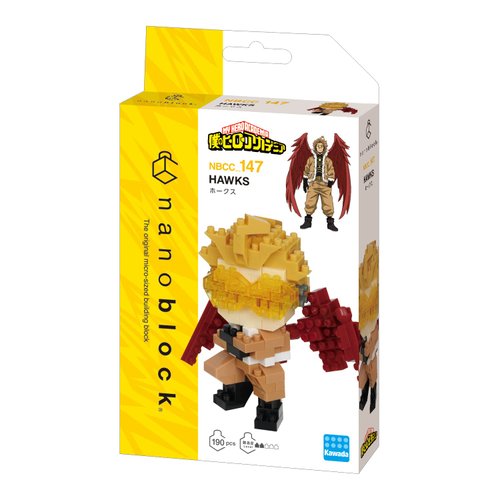 nanoblock - My Hero Academia - Hawks, Character Collection Series Building Kit