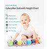 Baby Toys 6 to 12 Months, Musical Caterpillar Infant Toys, Infant Toys Stuffed Animal Toys with Ruler Design and Ring Bell, Crinkle, Rattle, Tummy time Toys for Newborn Boys Girls 0 3 6 9 12 Months
