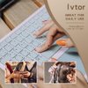 Ivtor 10 Sheets Nail Adhesive Tabs,Waterproof Breathable Press on Nail Sticky Tabs,Nail Adhesive for Press on Nails (10 Sheets for Finger Nail)