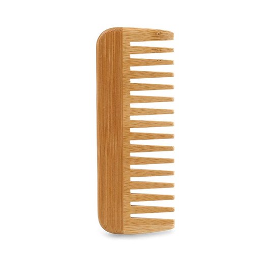 Brown Natural Bamboo Wide Tooth Comb Detangling Combs Anti-Static Curly Hair For Women Men Smoothing Massaging Home Salon Use Bamboo Hair Brushes For Women，Styling Tools and Appliances