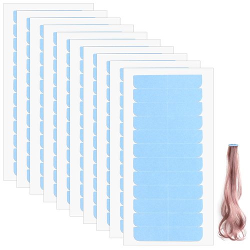 Tucnoeu 120pcs Adhesive Replacement Tape for Hair,Hair Extension Tape,Extensions Invisible Waterp...