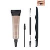 Waterproof Tinted Brow Gel, Blonde Tinted Thickening Brow Mascara, Brow Fast Sculpt, Long Lasting Transfer-Proof, Eyebrow Gel Tint with Brow Brush & Razor, Fill in Eyebrows and Cover Gray Hair-B01#