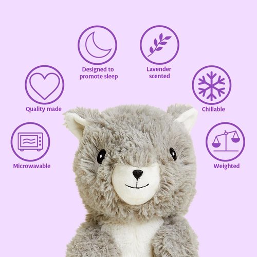warmies Microwavable & Weighted Stuffed Animals, Squirrel - Heated Stuffed Animal Plushie for Warmth & Comfort - Cute Soft Plush Toys for Adults & Children (Boys, Girls, Babies & Toddlers)