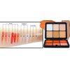 Joyeee Cream Concealer Palette/Blush Palette Kit, 2 In One Blendable Blush Concealer Contour Set with 11 Pcs Complete Makeup Brush and Storage Bag, High Impact Buildable Color, Vegan & Cruelty Free