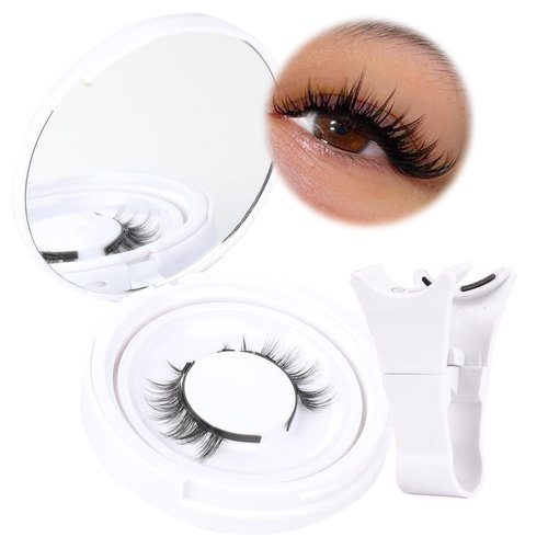 Magnetic Eyelashes Cat Eye Lashes with Magnetic Applicator No Glue Spiky Magneitc Lashes zanlufly No Eyeliner Magnetic Eyelashes Natural Clear Band Reusable False Eyelashes