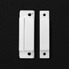 QWORK MC-31 Wired Surface-Mounted NC Magnetic Door Window Contact Sensor Alarm Reed Switch, White, Pack of 5 with 20 Screws