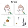 Shaoduoli Oil Absorbing Volcanic Roller,Facial Oil Resistant Rolling Stone Ball,Face Oily Skin Control Tool,Instant Results,Remove Excess Shiny,Double-end/Reusable/Washable/Replaceable