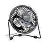 xasla 4 Inch Small USB Desk Fan, Mini Quiet Fan with Metal Construction & Strong Airflow & 360°Adjustable Tilt Angle, Personal Cooling Fan for Desktop Office (Black)…