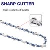 4 Pack 18 Inch Chainsaw Chain 3/8" LP Pitch .050'' Gauge 62 Drive Links Fits Poulan, Craftsman, Echo, Homelite and more