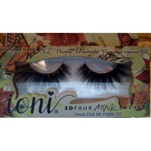 100% Handmade 3D Faux Mink False Eyelashes (Wispy Dramatic)