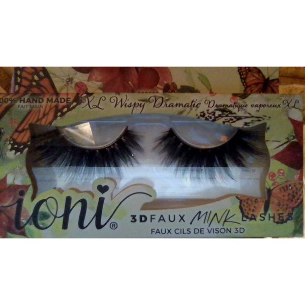 100% Handmade 3D Faux Mink False Eyelashes (Wispy Dramatic)