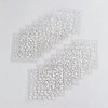30 Sheets Flower Nail Stickers 3D Embossed Engraved Nail Decals Rhinestone Nail Decals Spring Summer Nail Art Stickers for Gel Nails Self-Adhesive Nail Art Supplies for Women Manicure Decorations
