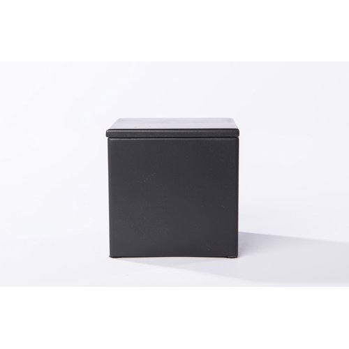 Cremation Urns for Pets SMALL Memorial Keepsake box for Dogs and Cats, Urn for pet ashes In loving Memory Gone but not forgotten you left pawprints on my heart Holds SMALL portion of ashes (Black)