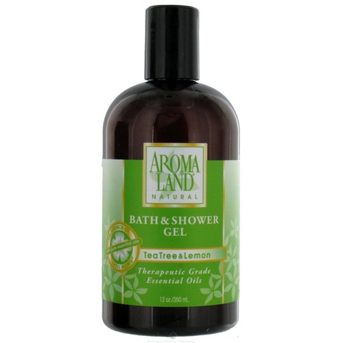 AromaLand - Natural Bath & Shower Gel Tea Tree & Lemon - 12 oz.