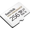 SanDisk 256GB High Endurance Video microSDXC Card with Adapter for Dash Cam and Home Monitoring systems - C10, U3, V30, 4K UHD, Micro SD Card - SDSQQNR-256G-GN6IA
