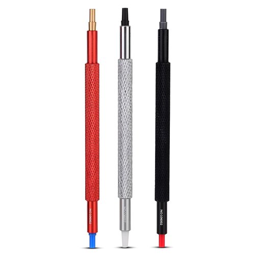 Salmue 3pcs/lot Watch Hand Pressers Pusher Fitting Set Kit Watchmakers Wristwatch Repair Tool Watch Strap Repair Tool Link Pin Remover Repair Tool Metal