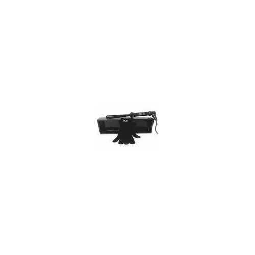 ISO Twister Black 25-13mm Reverse Barrel Tourmaline Ceramic Hair Curling Iron and Heat-Resistant Glove