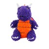 MIGHTY- Microfiber Ball- Medium- Dragon – Made with Squeaker Balls and Minimal Stuffing. Strong & Tough. Interactive Play. Dog Toy Machine Washable & It Floats. (Purple)