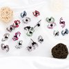 Ondder 20 Pcs Rhinestone Hair Claw Clips for Women Cute Shiny Small Flower Hair Clips for Girls