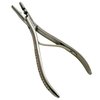 German Stainless Steel Hair Extension Tool Pliers with 2 Holes & Double Leaf Spring Handle | Microlinks Remover, Beads Opener Tool, Weft Extension Hair Styling Hair Beauty Salon Accessories