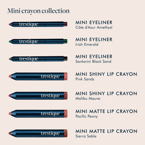 trestique Mini Eye Makeup and Lip Makeup Set