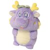 10 Inch Chinese Dragon Stuffed Animals Chinese Dragon Plush Toys Pillow Anime Chinese Dragon Plushie Hugging Pillow Chinese Dragon Doll Gift for Kids and Lovers (Purple)