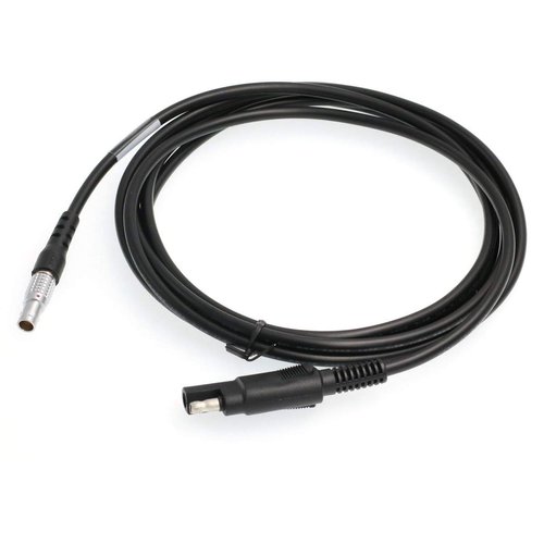HangTon 12V External Battery Power Cable 7 Pin to SAE 2-pin for Trimble R7 R8 R10 GPS GNSS Receiver 5700 5800 SPS 1.8M