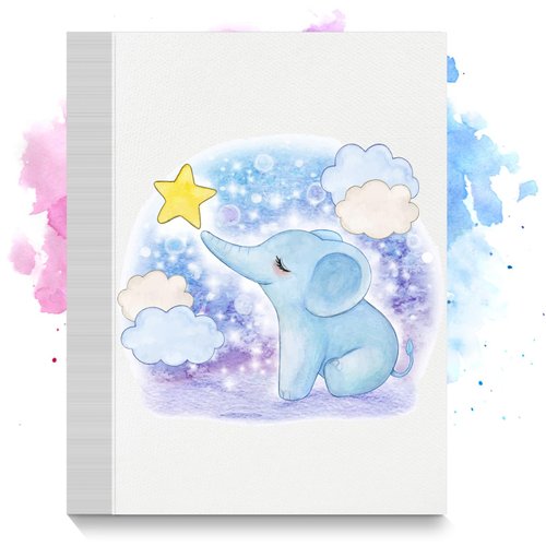 50 Sheets Watercolor Paper, 9 x 12 Inch Cold Press Water Color Paper Bulk for Kids Child Students Adults, Small White 110 Lb/230 GSM Watercolor Drawing Paint Paper for Art Works Supplies