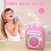 Dollox Kids Karaoke Machine with 2 Microphones, Portable Karaoke Speaker for Toddler, Mini Musical Toy Kid Singing Toys Christmas Birthday Gifts Family Home Party for 3 4 5 6 Year Old Girls Boys