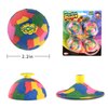 4in1 Bounce Bowls Ball Fidget Toy for Kids & Adults Spinning Stress Relief, Pop Up Toy Outdoor Game Sports Fingertip Toy for School, Birthday Party Favors, Goodie Bag Fillers for Boys and Girls