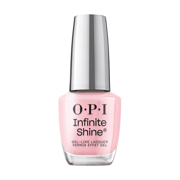 OPI Infinite Shine Long-Wear Soft Crème Finish Sheer Pink Nail Polish, Up to 11 days of wear & Gel-Like Shine, It’s a Girl, 0.5 fl oz