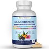 Essentialife Immune Support Supplement 10 in 1 Elderberry, Echinacea, Vitamin D, Vitamin C 1000mg & Zinc Supplement - Take Charge of Your Health with Immune Booster for Adults - 60 Vitamins Capsules