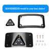 Curved Laydown License Plate Mount with Frame Harley Davidson License Plate Mount Truck Bracket 3-Hole Relocation kit OEM# 3148