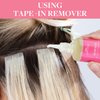 GOO GOO Tape in Extension Remover, Wig Glue Remover, Tape in Hair Extensions Adhesive Remover, Removes Hair Glue, Wig Tape, Double Sided Extension Tape, Fast Acting Hair Extensions Remover 30ml
