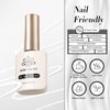 Born Pretty Hema-Free Gel Nail Polish, 15ml White Color Soak Off U V LED Gel Polish Nail, French White Wedding Tips Nail Art DIY Manicure at Home