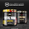REDCON1 Total War Pre Workout - L Citrulline, Malic Acid, Green Tea Leaf Extract for Pump Boosting Pre Workout for Women & Men - 3.2g Beta Alanine to Reduce Exhaustion, Strawberry Kiwi, 30 Servings