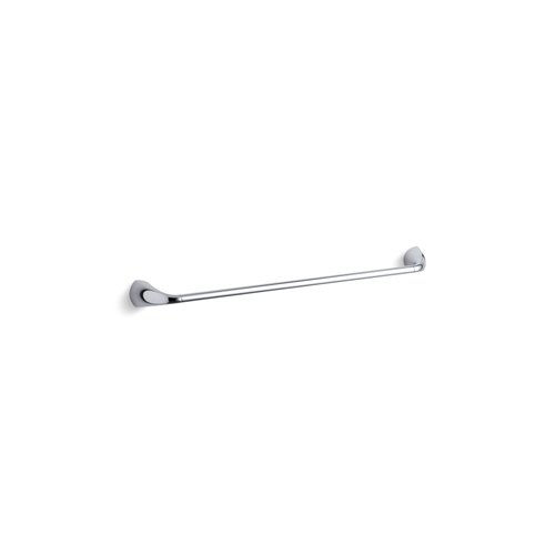KOHLER Alteo 24-Inch Bathroom Towel-Bar Rack, Polished Chrome, K-37051-CP