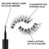 Eylure PROMAGNETIC Eyeliner & Lash Kit, No 117 Natural Fiber Eyelashes, Black