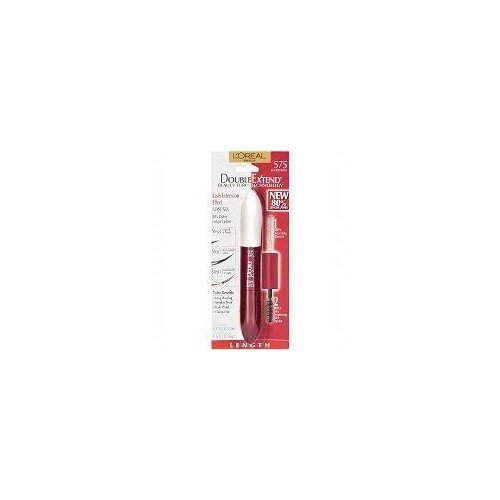 L'Oreal Paris Double Extend Beauty Tubes Lengthening Mascara, Blackest Black - 0.33 fl oz