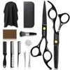 Hecho.Ds 12 PCS Hair Cutting Scissors Kits, Hairdressing Scissors Set,Professional Haircut Scissors Kit with Cutting Scissors,Thinning Shears for Man Woman Adults Kids Home Salon