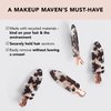 Kitsch Creaseless Hair Pins, No Crease Hair Clips for Makeup, No Bend Hair Clips for Styling, Stylish Makeup Hair Clips & Hair Styling Clips, Pin Curl Clips for Hair, 4pc Set
