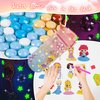 Wbesty Decorate Your Own Water Bottle Kits for Girls Age 4-12, Princess Diamond Painting with Star Glow in The Dark, Arts and Crafts Gifts for Girls Birthday Christmas Gift(Princess)