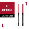 Rimmel Exaggerate Lip Liner, Eastend Snob, 2 Count (Pack of 1)