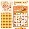 OHOME Thanksgiving Crafts for Kids | Thanksgiving Bingo Cards - 24 Players Thanksgiving Games - Thanksgiving Gifts Party Favors for Kids | Friendsgiving Activities Toys Party Supplies