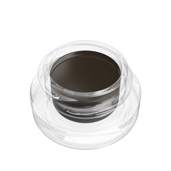 Sistar Gel Pot Liner Ultra Smooth Eyeliner Silky Intense Black Glitter and Dark Brown (Dark Brown)