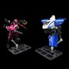 WinldMonmo Transparent Action Figure Stand, Doll Display Holder Base, Compatible with HG RG SD SHF Gundam 1/144 Toy Collectibles